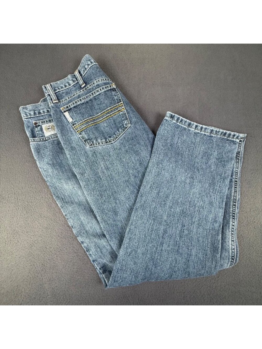 Cinch Silver Label Jeans Mens 36x30 Slim Straight MB98034 Western Rodeo Workwear